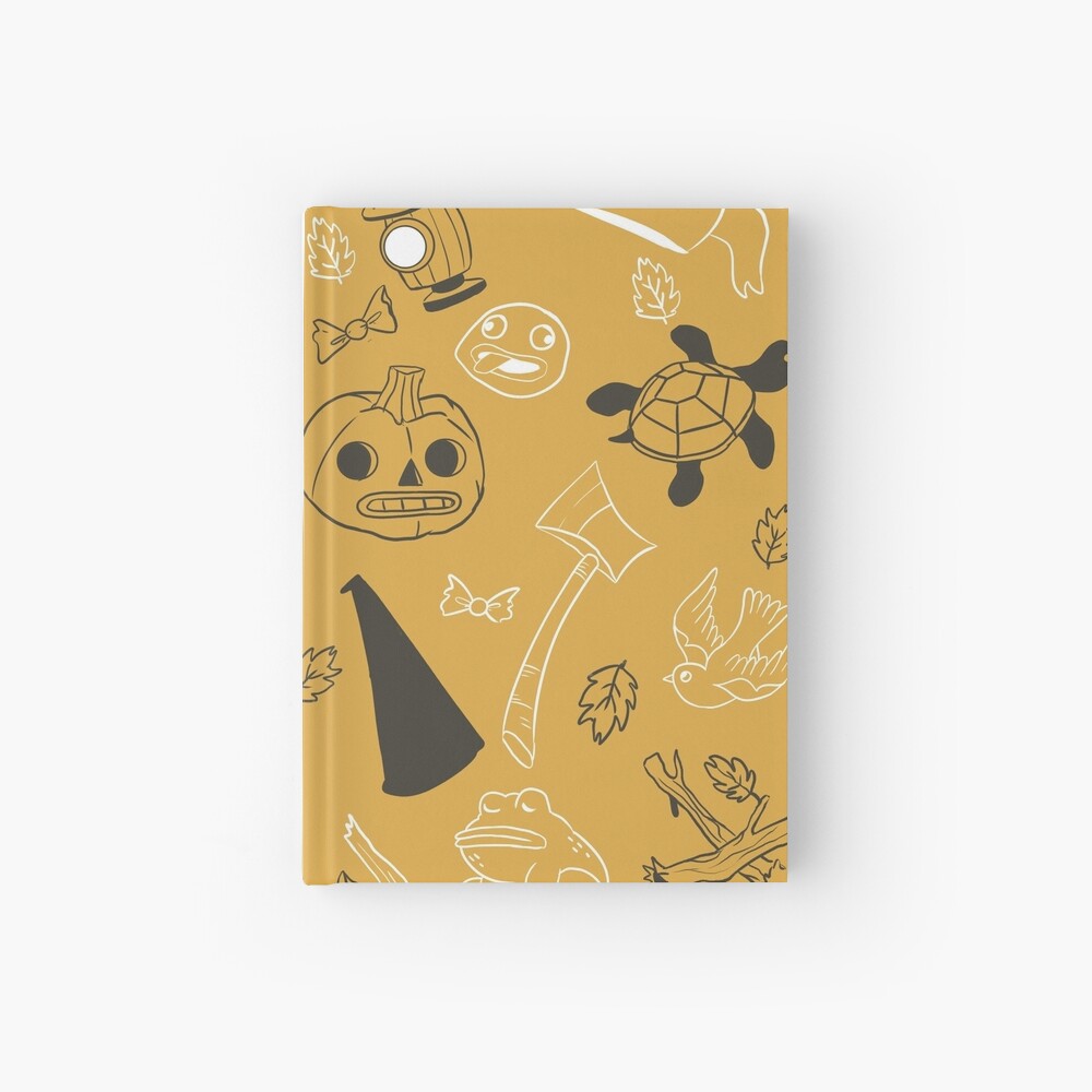 Over the Garden Wall Pattern Hardcover Journal