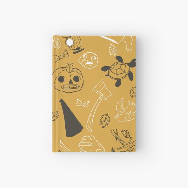 Over the Garden Wall Pattern Hardcover Journal