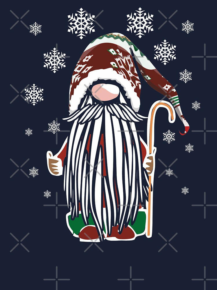 Download God Jul Swedish Christmas Hygge Scandinavian Tomte Gnome Norwegian Dwarf Kids T Shirt By Alenaz Redbubble