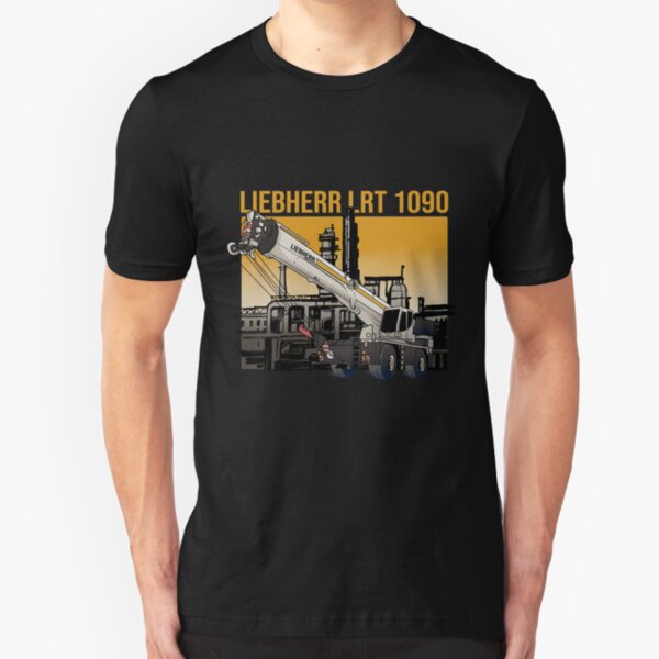 Mobile Crane Construction Slim Fit T-Shirt