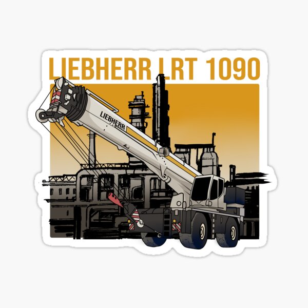 Mobile Crane Rig Lift and Struggle Sticker