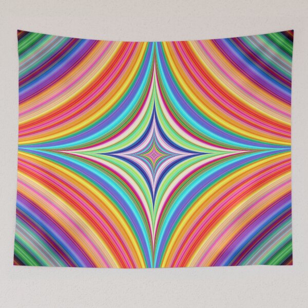 Item preview, abstract rainbow fractal designed and sold by edwardecho.