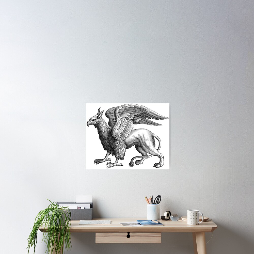 Griffin Poster Von Emphatic Redbubble