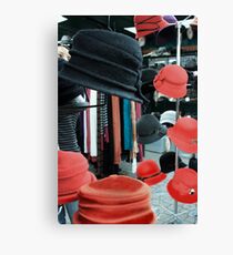 Hats galore Canvas Print