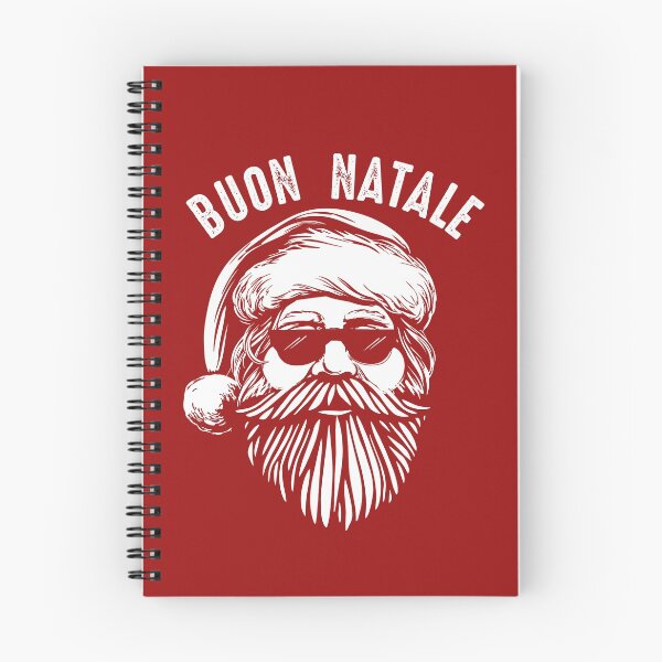 Item preview, Buon Natale Italian Christmas Wish Cool Santa in Sunglasses Babbo Natale Funny Gift designed and sold by alenaz.