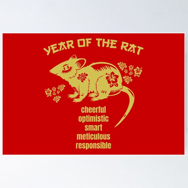 Oriental Chinese Red Rat Symbol 2020 Vintage New Year Rats Tank Top Oriental Chinese Red Rat Symbol 2020 Vintage New Year Rats Tank Top
