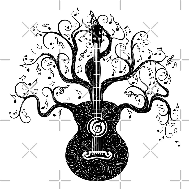 “Guitar tree of life” by AnnArtshock | Redbubble