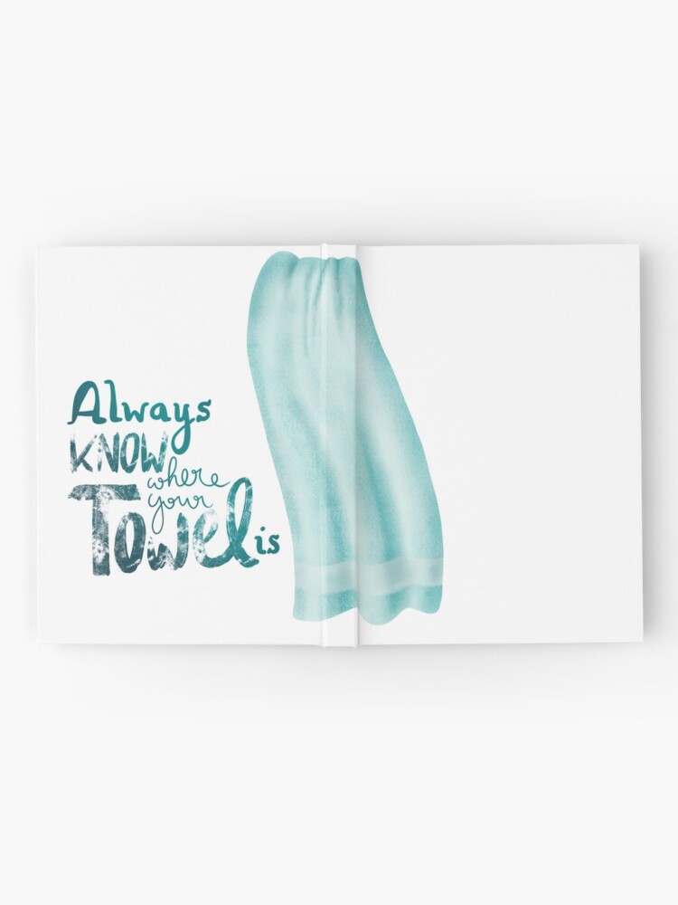 Alternate view of Always know where your towel is Hardcover Journal