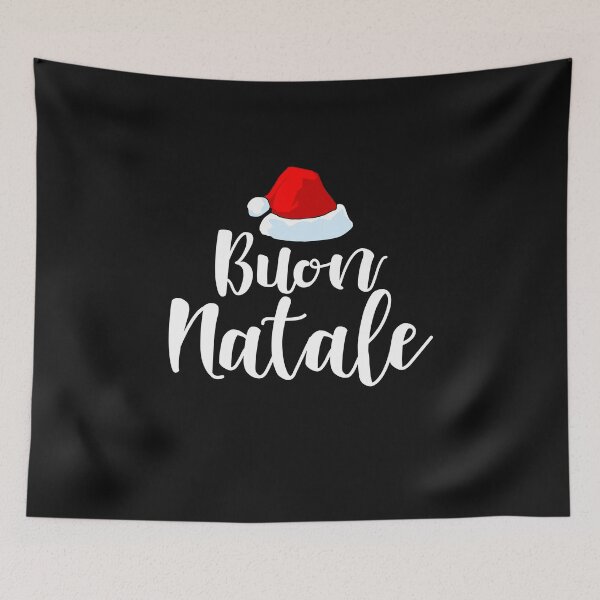 Item preview, Buon Natale and Tanti Auguri Merry Christmas Italian Holiday Funny Gifts Cute Lettering  designed and sold by alenaz.