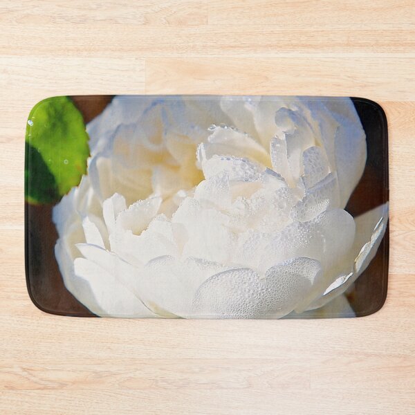 Item preview, White rose with droplets in sunshine designed and sold by NJH110.