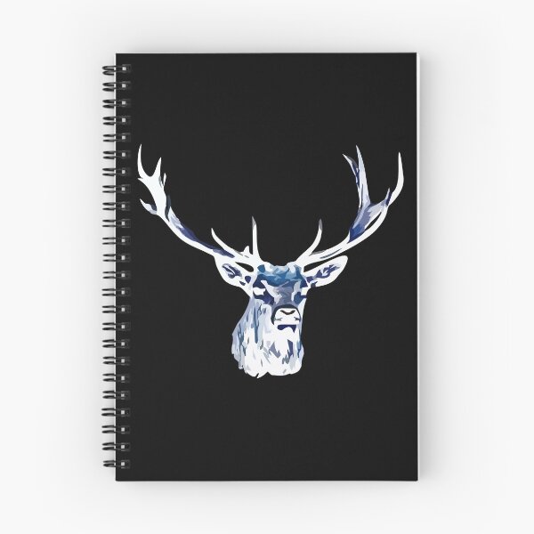 Item preview, Red deer (Cervus elaphus) in white designed and sold by RosArt100.