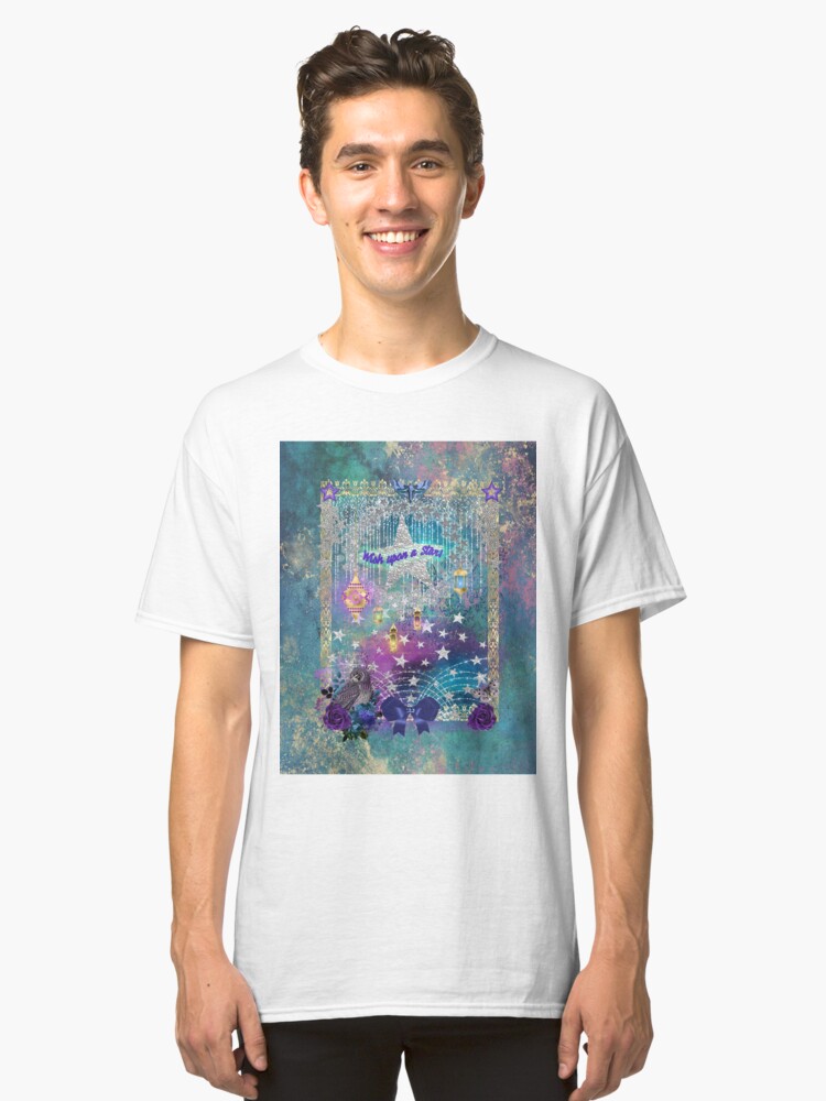 Alternate view of Wish upon a Star and let the magick happen. Classic T-Shirt