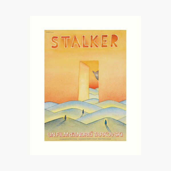 Stalker (1979) Andrei Tarkovsky Vintage Film Poster Art Art Print