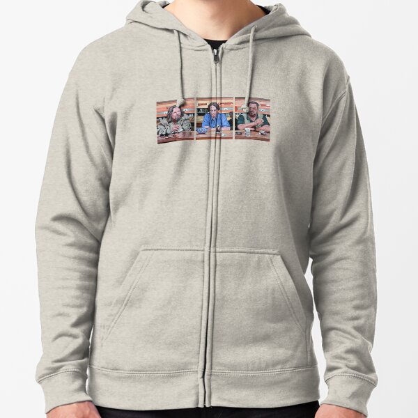 Lebowski Triptych Zipped Hoodie