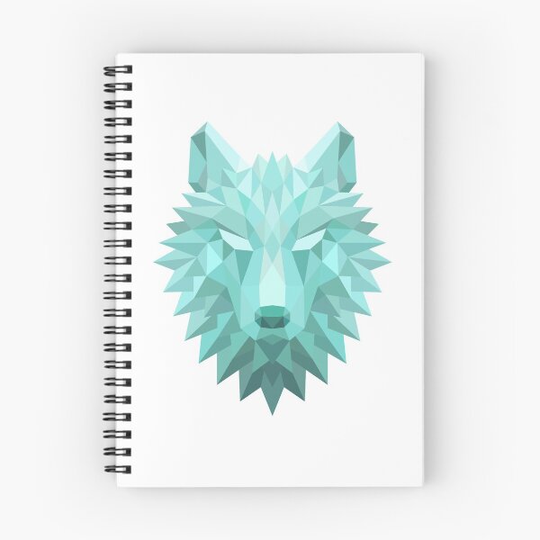 Item preview, Blue Geometric Wolf Head Design designed and sold by CoitoCG.
