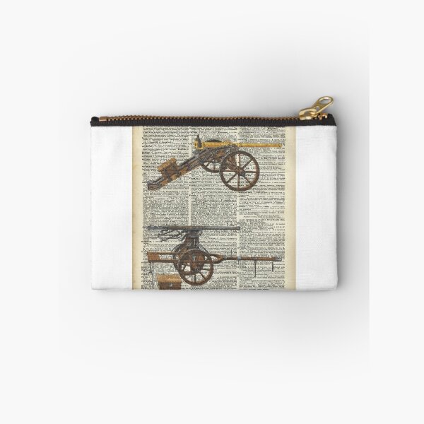 Item preview, Vintage Military Cannons over Old Dictionary Book Page designed and sold by DictionaryArt.