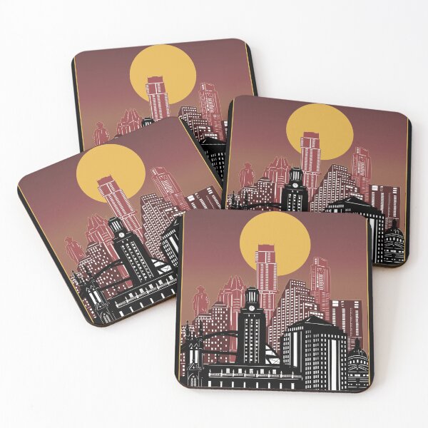 Item preview, austin skyline designed and sold by BekimART2.