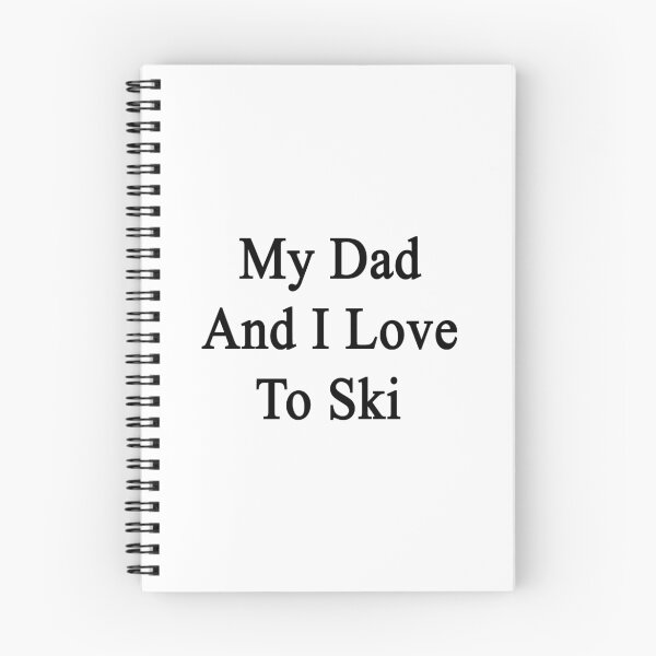 Item preview, My Dad And I Love To Ski  designed and sold by supernova23.