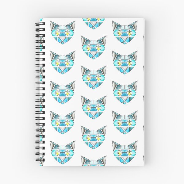 Item preview, Blue Geometric Cat designed and sold by Fragile Saturn.