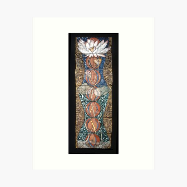 Lotus III: caduceus rising Art Print