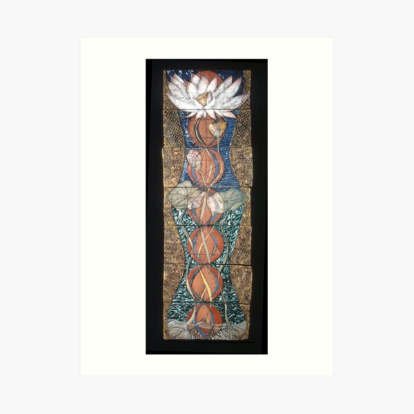 Lotus III: caduceus rising Art Print