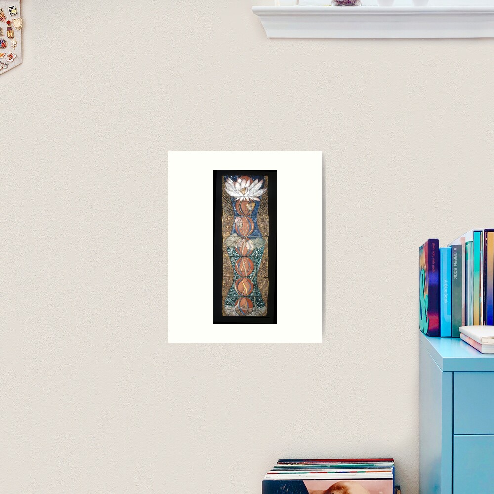 Lotus III: caduceus rising Art Print