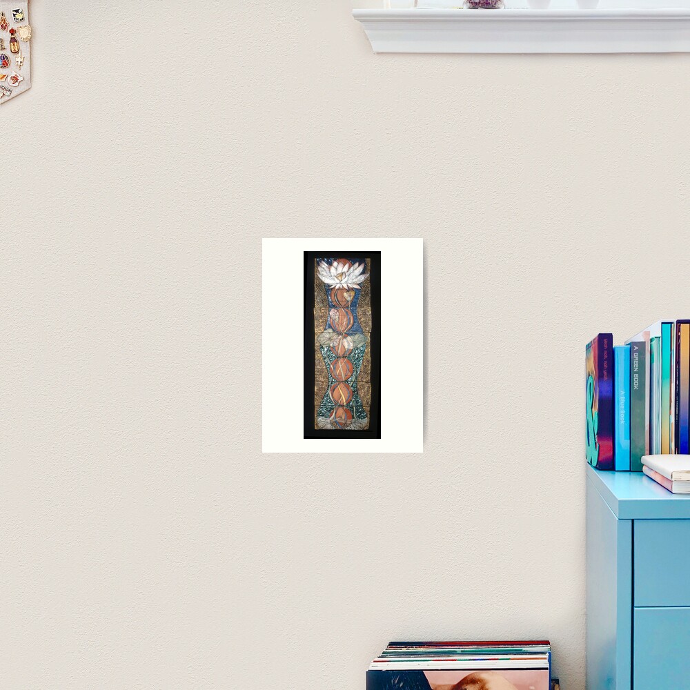 Lotus III: caduceus rising Art Print