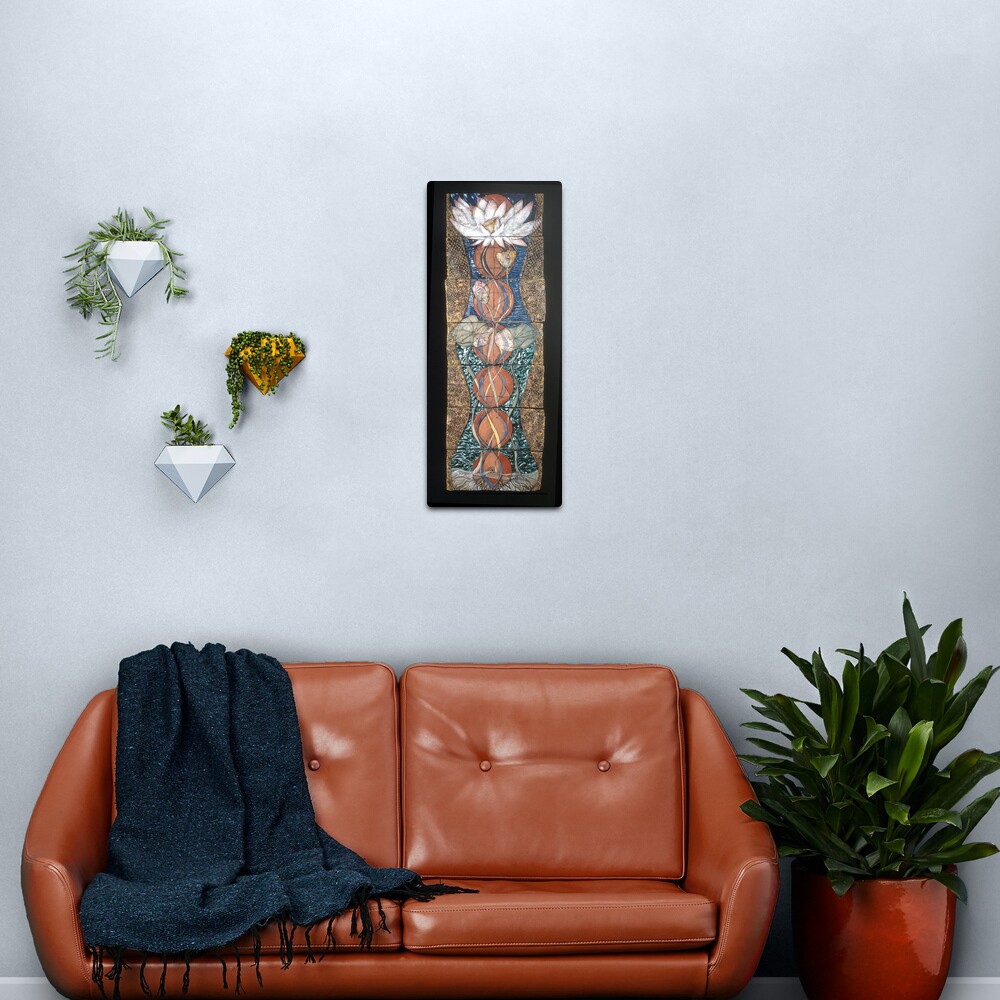 Lotus III: caduceus rising Metal Print