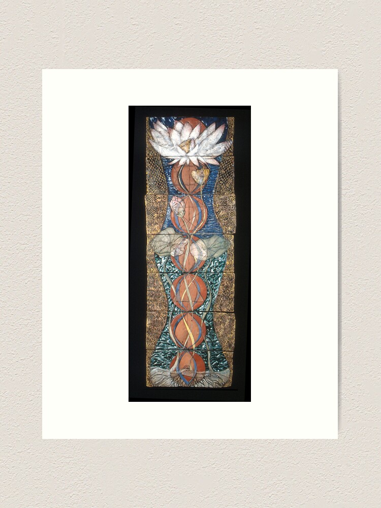 Alternate view of Lotus III: caduceus rising Art Print