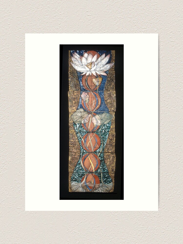 Alternate view of Lotus III: caduceus rising Art Print