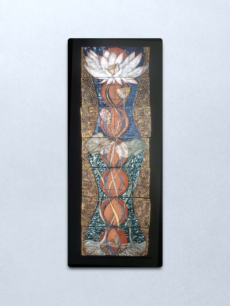 Alternate view of Lotus III: caduceus rising Metal Print