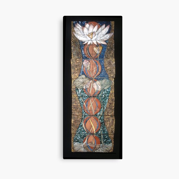 Lotus III: caduceus rising Canvas Print
