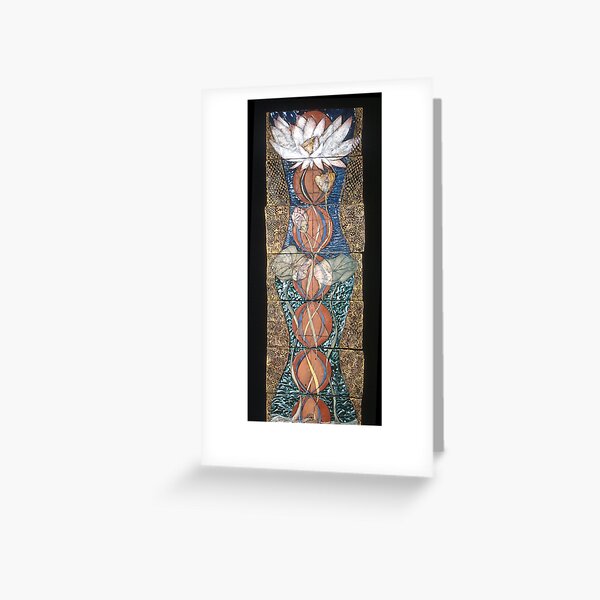Lotus III: caduceus rising Greeting Card