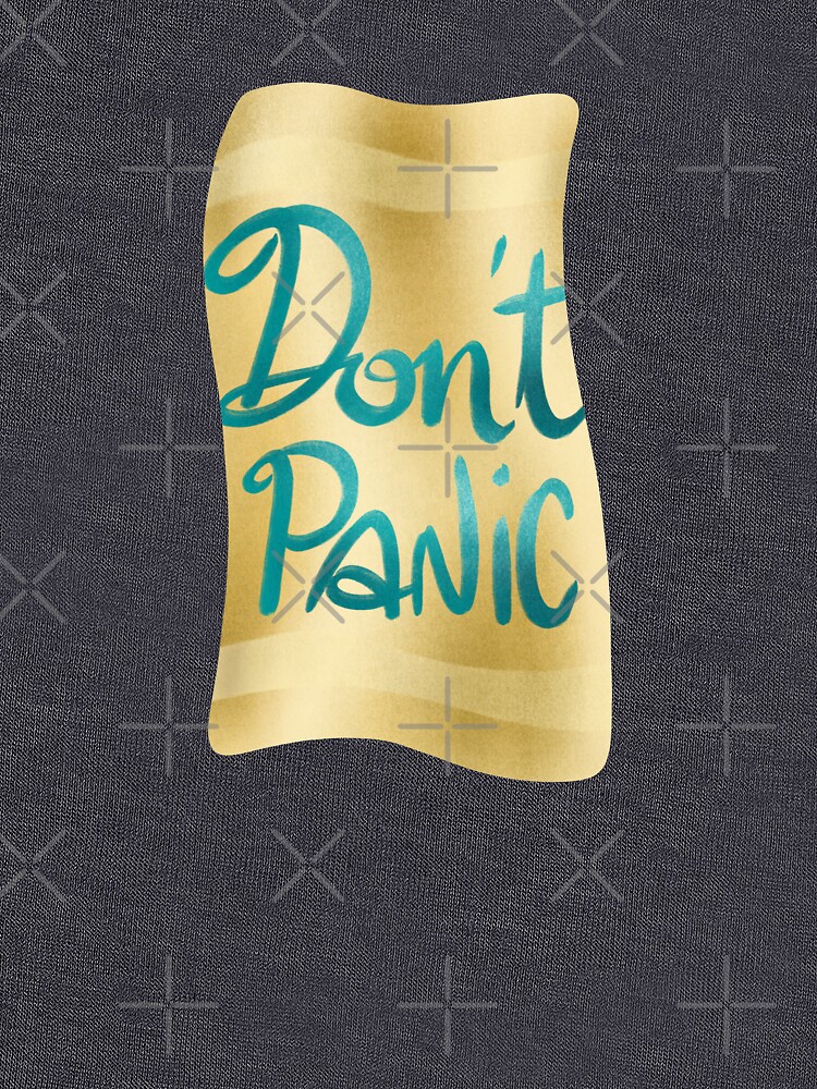 Don't panic on golden towel by nobelbunt