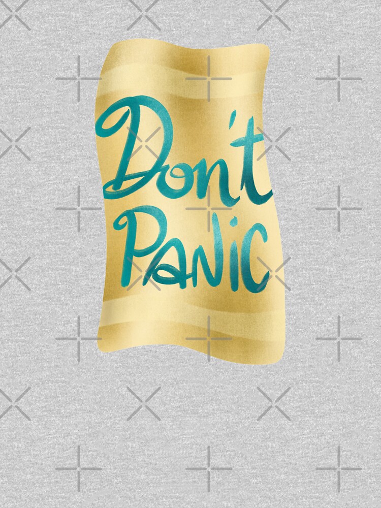 Don't panic on golden towel by nobelbunt