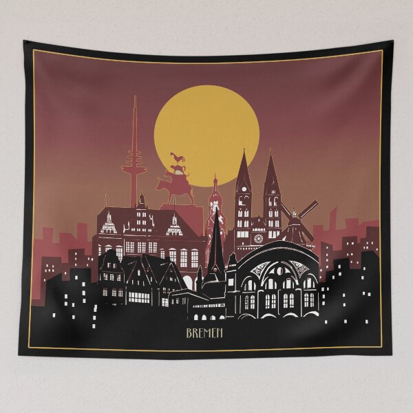 Item preview, bremen skyline designed and sold by BekimART2.
