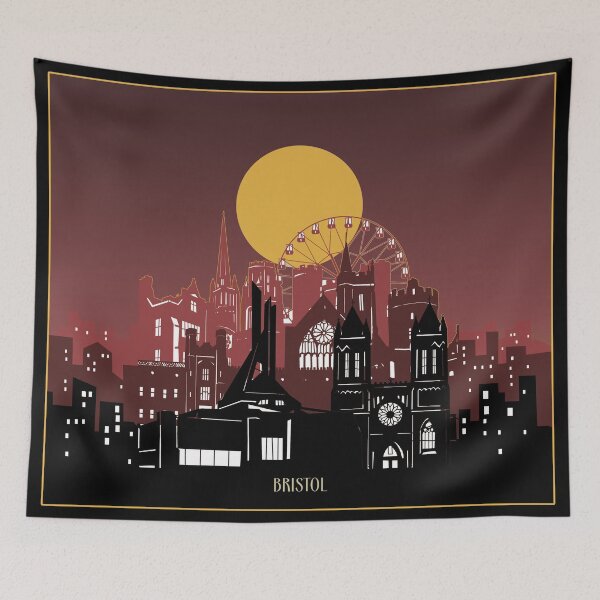 Item preview, bristol skyline designed and sold by BekimART2.