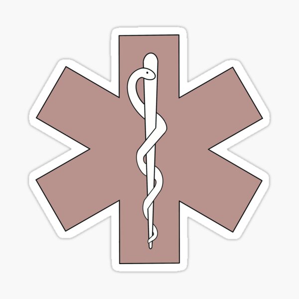 Item preview, Mauve EMS Star of Life designed and sold by emma922.