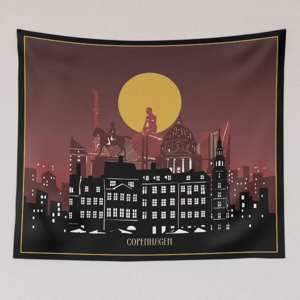 Item preview, copenhagen skyline designed and sold by BekimART2.