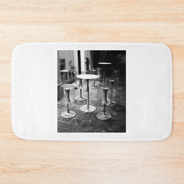 Item preview, Pavia. Cafe at Night II. Black and White. 2010 designed and sold by Igor Pozdnyakov.