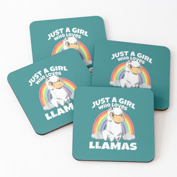 Item preview, Just A Girl Who loves Llama  designed and sold by amethystdesign.