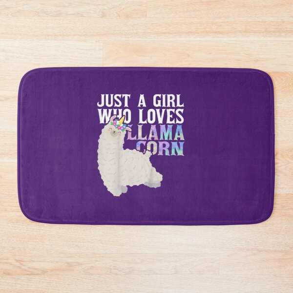 Item preview,  Just A Girl Who loves Llama corn designed and sold by amethystdesign.