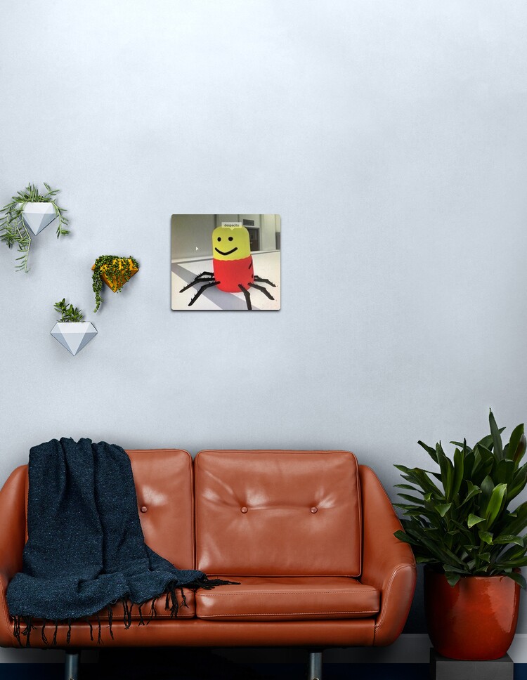 Roblox Despacito Spider Metal Print By Tarynwalk Redbubble - meme roblox meme despacito spider