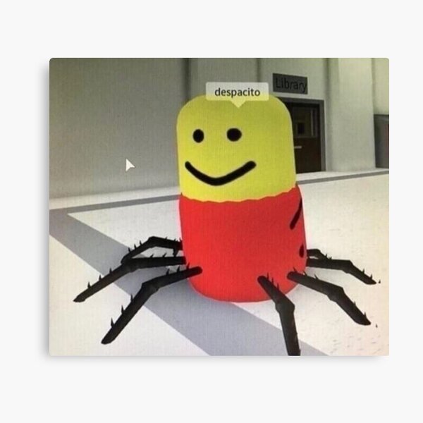 Roblox Spider Wall Art Redbubble - roblox despacito fortnite