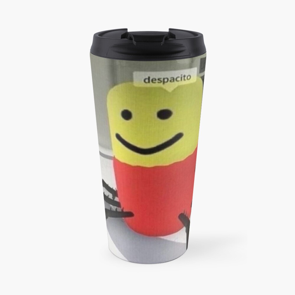 Roblox Despacito Spider Travel Mug By Tarynwalk Redbubble - despacito spider roblox costume