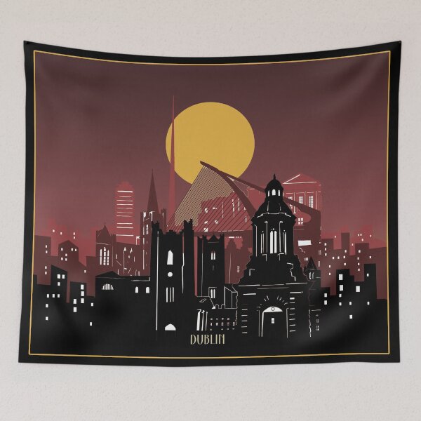 Item preview, dublin skyline designed and sold by BekimART2.