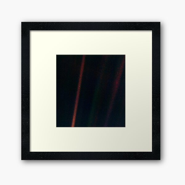 Pale Blue Dot Framed Art Print