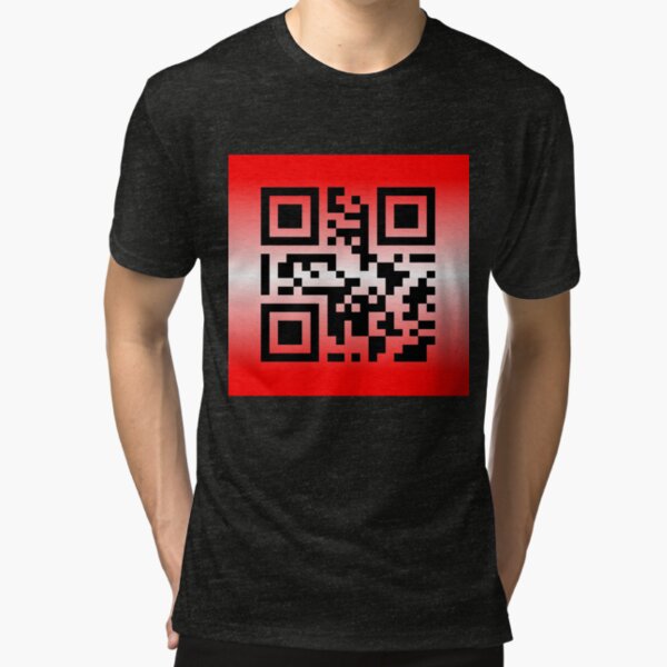 QR Code® Saying: YOU ARE LOVED Tri-blend T-Shirt