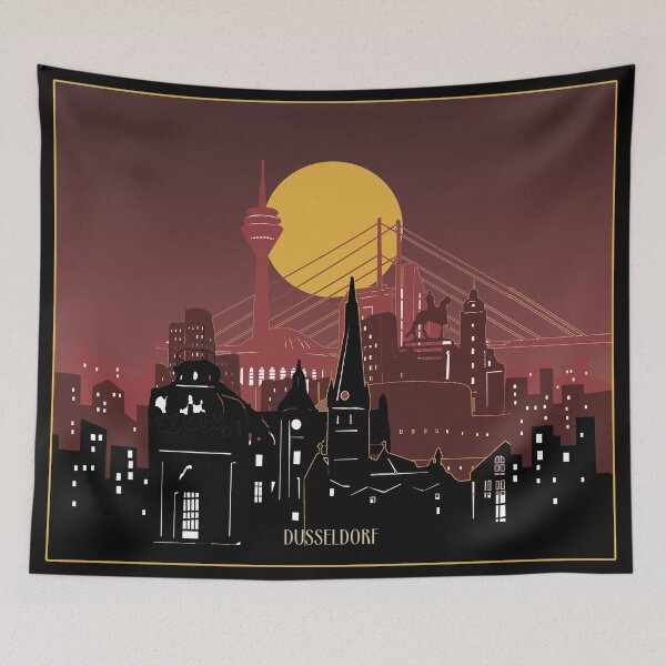 Item preview, dusseldorf skyline designed and sold by BekimART2.