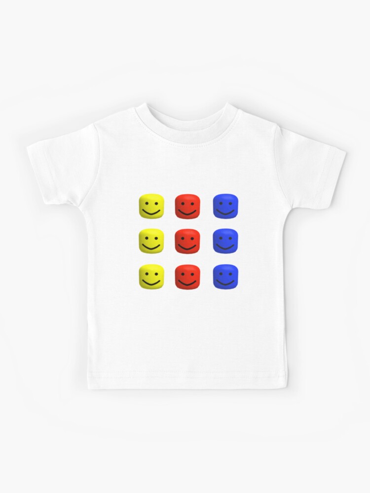 Roblox Heads Sticker Sheet Kids T Shirt By Tarynwalk Redbubble - roblox shirt t